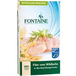 FONTAINE Wildlachs-Filet in Bio-Senf-Honig, 200 g