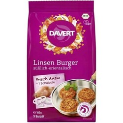 DAVERT Linsen-Curry Burger, 160g