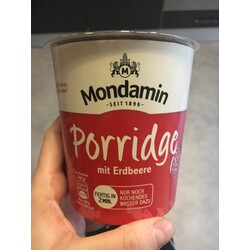 Mondamin Porridge Erdbeere