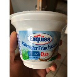 Exquisa Körniger Frischkäse fitline 0,8 % Fett