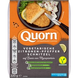 Quorn Vegetarische Zitronen-Pfeffer-Schnitzel