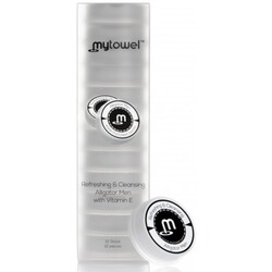 mytowel - Refreshing & Cleansing Tuch ALLIGATOR MEN mit Vitamin E in 12er Box