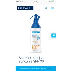 Olival Sun Kids SPF30