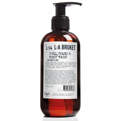 L:A BRUKET No.184 Liquid Soap Geranium- Flüssigseife Geranie, Lavendel & schw...