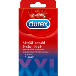 Durex Gefühlsecht Extra Groß XXL Kondome
