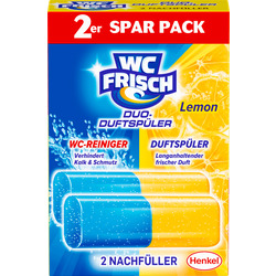 WC-Frisch WC-Reiniger Duo-Duftspüler Lemon Nachfüllpack