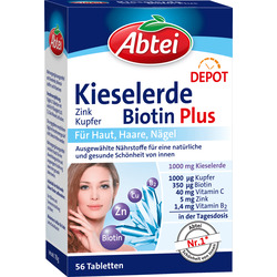 Abtei Kieselerde Biotin Plus Tabletten 56 St.