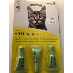 MARTEC PET CARE Drop on ANTIP Katze 3 x 0.75 ml