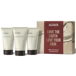 Ahava Body Trio - Mineral Hand Cream, Mineral Shower Gel & Mineral Body Lotio...
