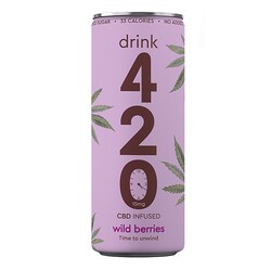 420 CBD infused Drink Wild berries