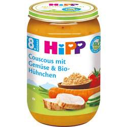 Hipp Menü Couscous mit Gemüse & Bio-Hühnchen ab 8. Monat