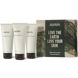 Ahava Body Trio Set - Mineral Shower Gel, Mineral Body Lotion & Mineral Hand ...