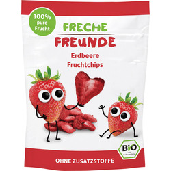Freche Freunde Snack Fruchtstückchen 100% Erdbeere
