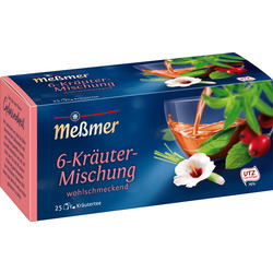 Meßmer Kräuter-Tee, 6 Kräuter (25x2g)