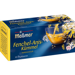 Meßmer Kräuter-Tee, Fenchel, Anis & Kümmel (25x2g)