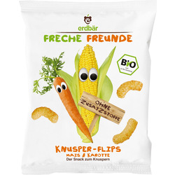 Freche Freunde Snack Knusper- Flippies Mais & Karotte ab 1 Jahr