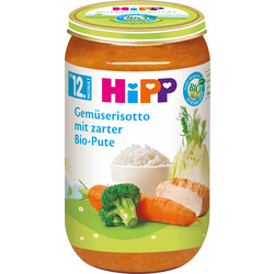 Hipp Kindermenü Gemüserisotto mit zarter Bio-Pute ab 12. Monat