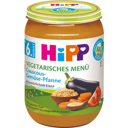 Hipp Babymenü vegetarisch Couscous-Gemüse-Pfanne ab 6. Monat