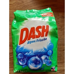Dash Vollwaschmittel Alpenfrische 1