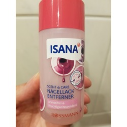 Isana scent & care Nagellack Entferner