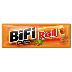 Bifi Roll Salami Snack im Weizen Gebäckmantel
