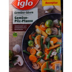 Iglo - Gemüse-Ideen Gemüse-Pilz-Pfanne