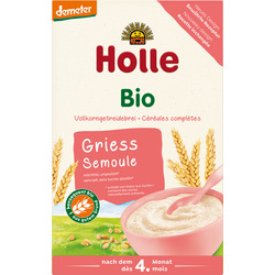 Holle baby food Getreidebrei Bio Grieß 5M.