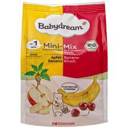 Babydream Bio Mini-Früchteriegel Mix Apfel-Banane & Banane-Kirsch