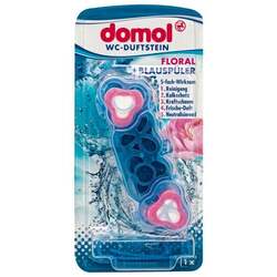 domol WC-Duftstein Floral + Blauspüler