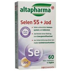 altapharma Selen 55 + Jod Mini-Tabletten