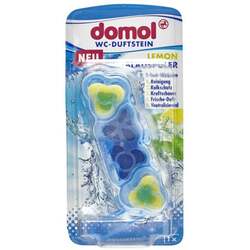 domol WC-Duftstein Lemon + Blauspüler