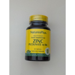 NaturePlus High Potency Food Supplement Zink Picolinate w/B6