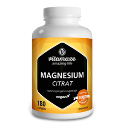 Vitamaze Magnesiumcitrat 360 mg Vegan