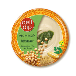 Delidip Hummus Koriander Vegan-Laktosefei