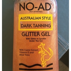 NO-AD Dark Tanning Glitter Gel Australian Style