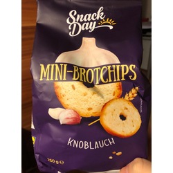 Snack Day Mini Brotchips mit Erfahrungen Knoblauch Inhaltsstoffe 