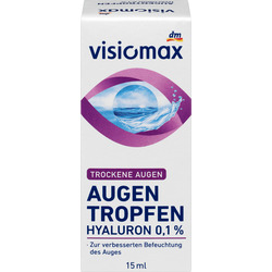 VISIOMAX Augentropfen mit 0,1% Hyaluron
