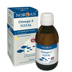 Norsan Omega-3 Total flüssig mit Zitronen-Geschmack