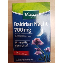 Kneipp Baldrian Nacht, 700mg Tabletten