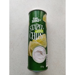 Sun Snacks Stapelchips Sour Cream & Onion Geschmack