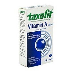 TAXOFIT Vitamin A 2500 Kapseln 60 Stück