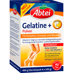Abtei Gelatine Pulver + Vitamin C (40 Portionen)