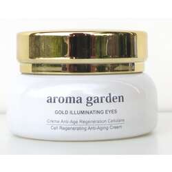 Aroma garden Gold Illuminating Eyes - Cell Regenerating Anti-Aging Cream - Crème Anti-Age Régénération Cellulaire (Crème  30ml)