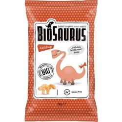 BioSaurus Gebackene Mais Chips Ketchup Babe Bio (50g)