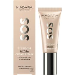 MÁDARA Organic Skincare SOS Eye Revive Hydra Cream & Mask - Augencreme und Maske (Crème  Tag  Nacht)