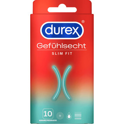 Durex Gefühlsecht Slim Fit Schlanke Passform Kondome