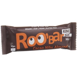 Roobar Rohkostriegel Kakao Splitter und Mandel (50g)