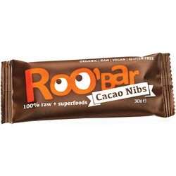 Roobar Bio  Rohkostriegel Kakao Splitter und Mandel klein 30 g (30g)