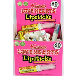 Swizzels Lipsticks Love Hearts (360g)