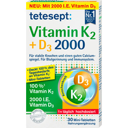 tetesept Vitamin K  + D3 Mini Tabletten 30St.
